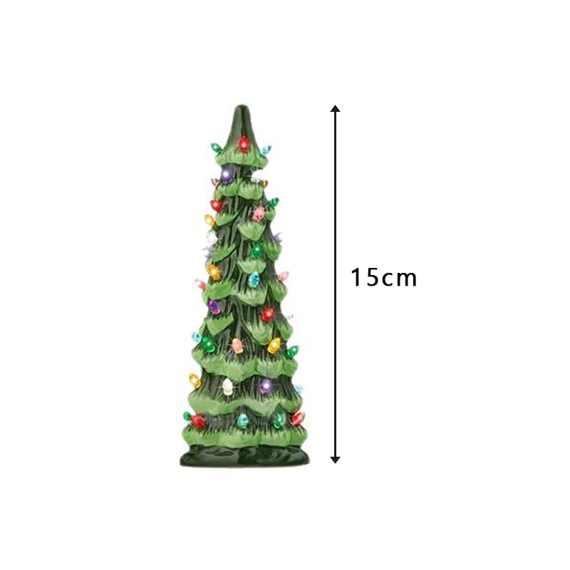 🎁🎄Retro Hand-Painted Tabletop Christmas Trees  (⏰Limited Quantities Available)