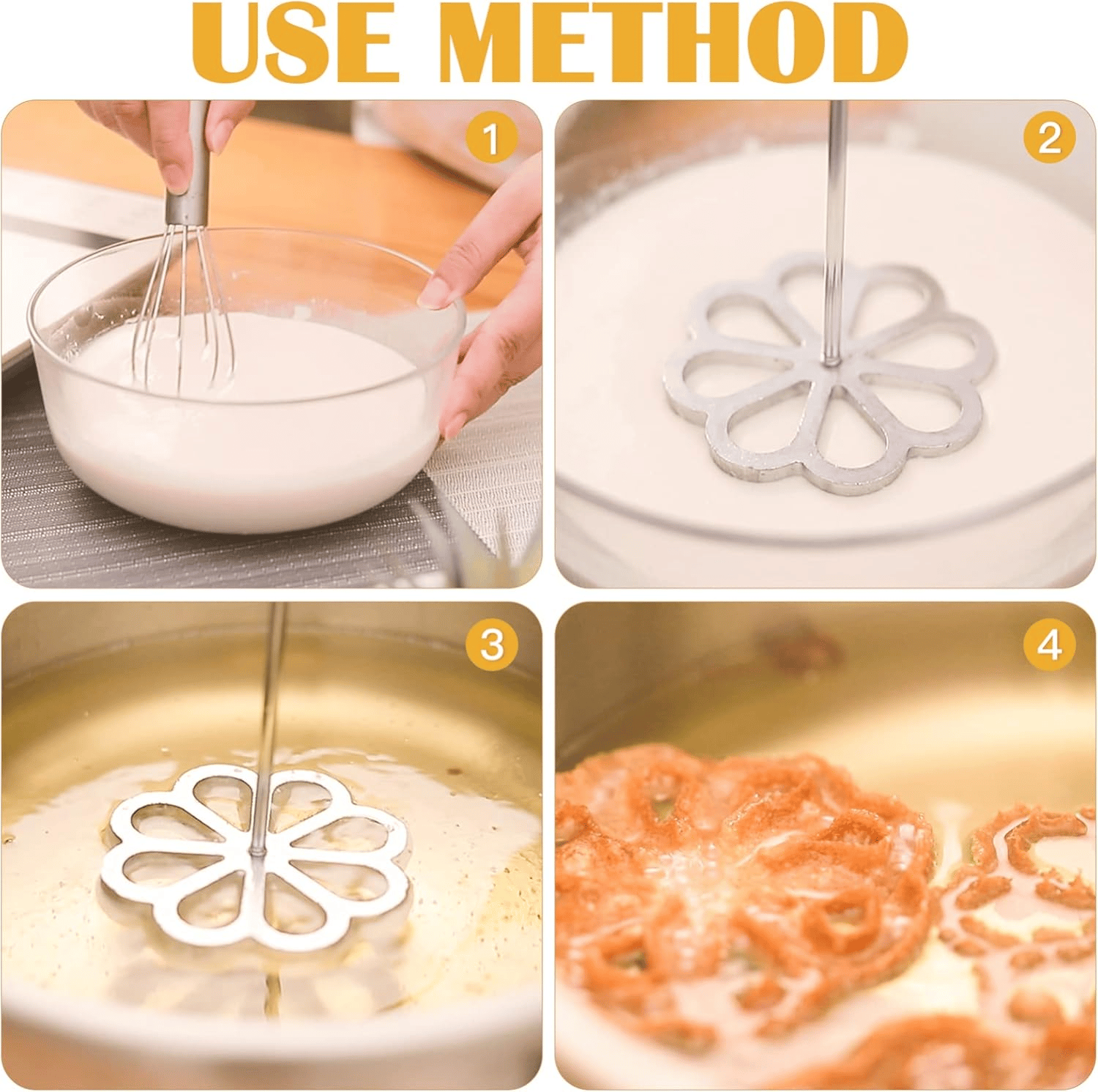 🔥LAST DAY 50% OFF - Nordic-Style Rosettes & Timbale Pastry Mold Set