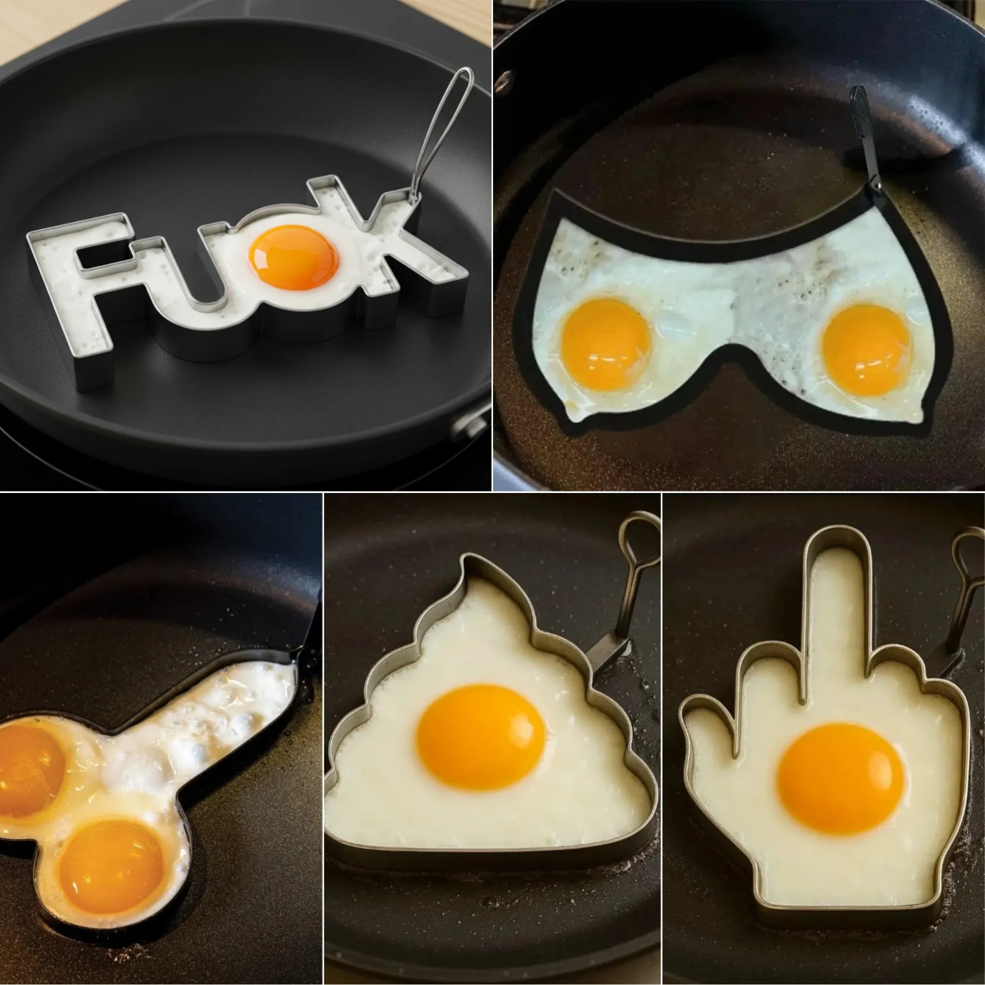 🎁TikTok Last Day Sale - 70% OFF🔥FUNNY MIDDLE FINGER EGG  MOLD