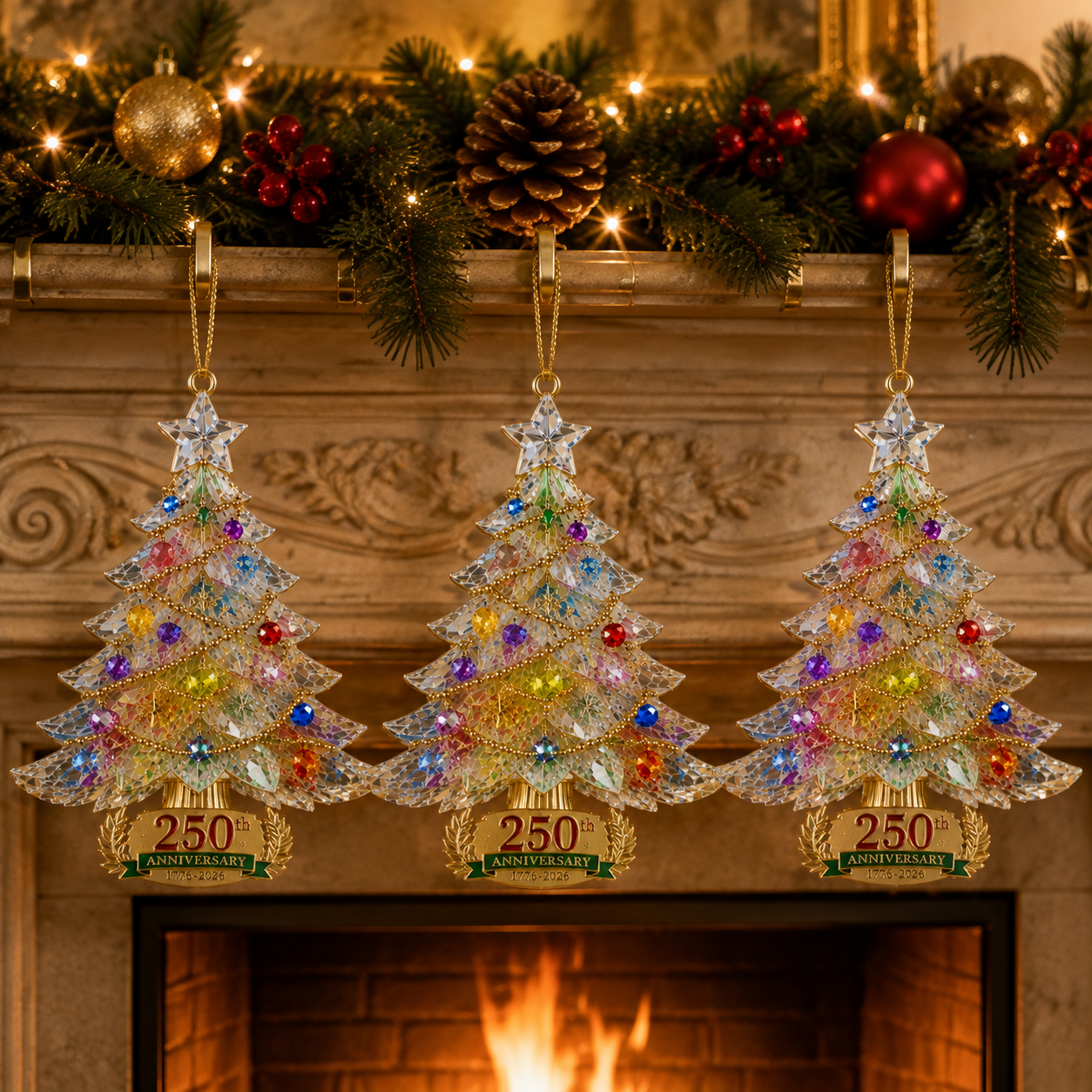 🔥Last 30pcs✨⏰ Limited anniversary edition✨70% OFF!🔥250th Anniversary Crystal Christmas Tree
