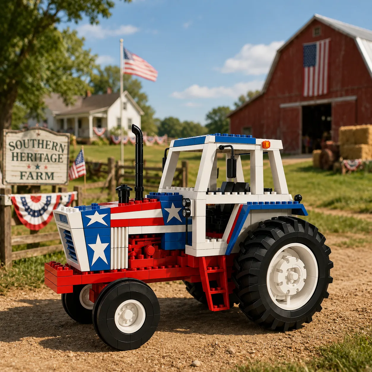 🔥 Limited Edition 🎁 Spirit ’76 Heritage Tractor-250th Anniversary Edition