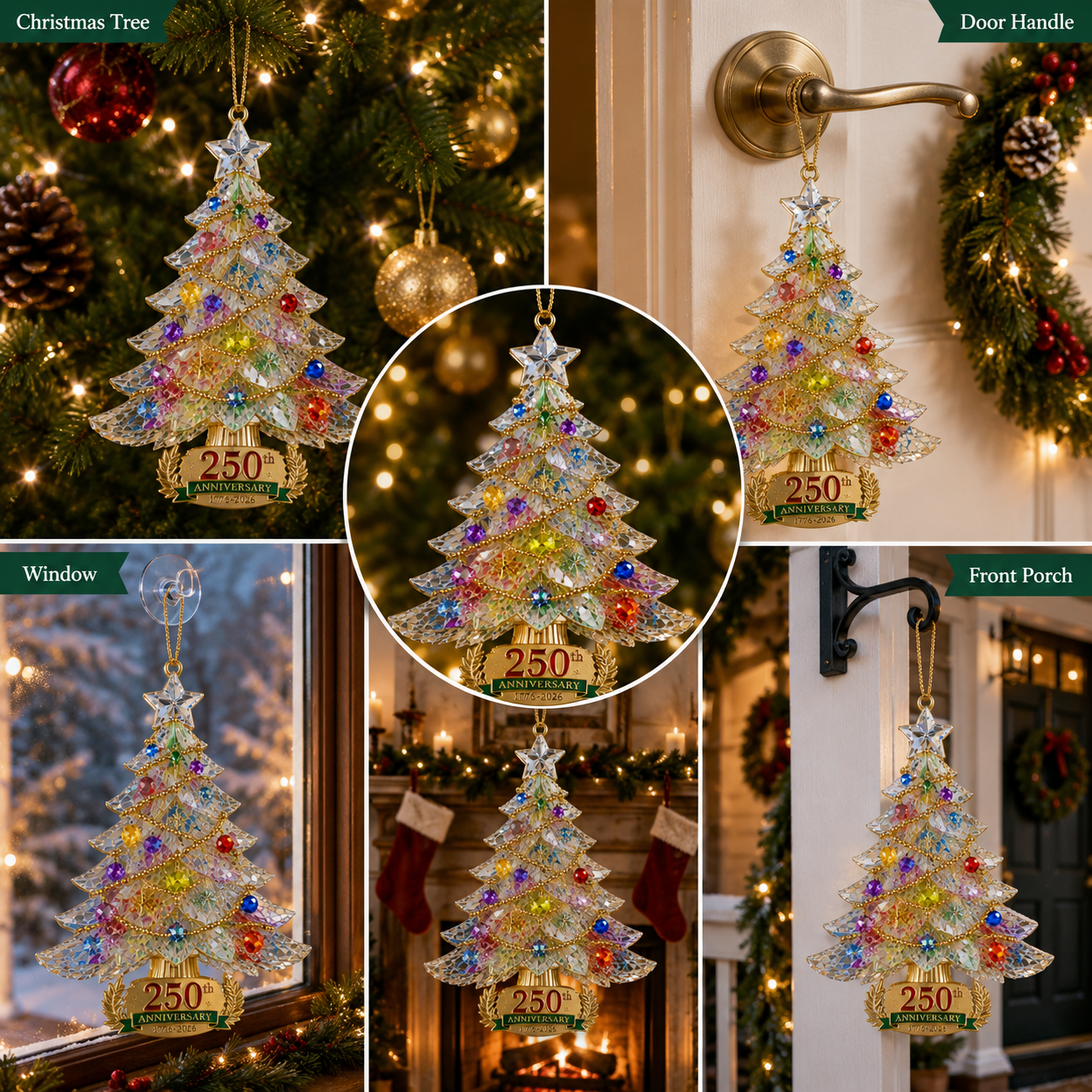 🔥Last 30pcs✨⏰ Limited anniversary edition✨70% OFF!🔥250th Anniversary Crystal Christmas Tree