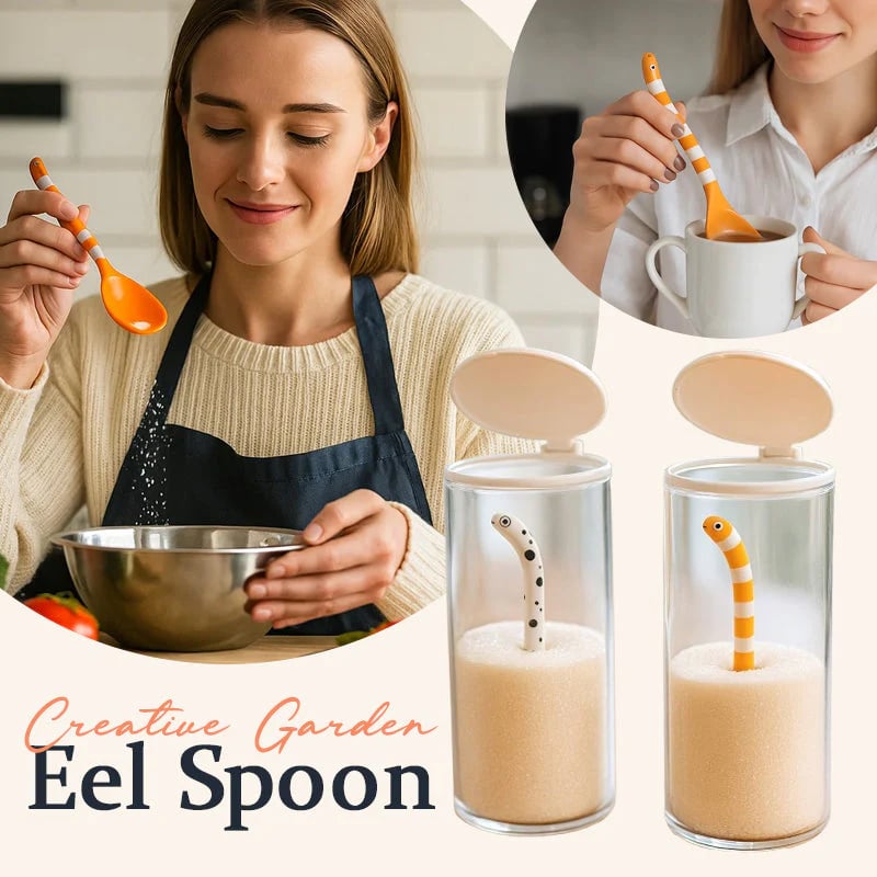 🔥Christmas Hot Sale 70% OFF- Creative Garden Eel Spoon ✨ Practical Yet Whimsical Dining Accessory