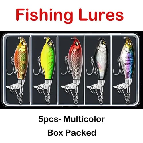 🔥LAST DAY 59% OFF -5PCS-Top Floating Swimming Water Bass Fishing Lures