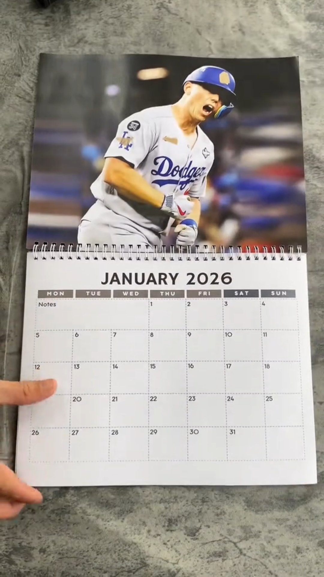 🔥LAST DAY 70% OFF-Dodgers Fans! 2026 Championship Calendar