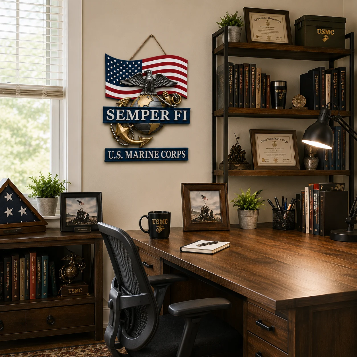 U.S. Marine Corps Semper Fi Wall Plaque