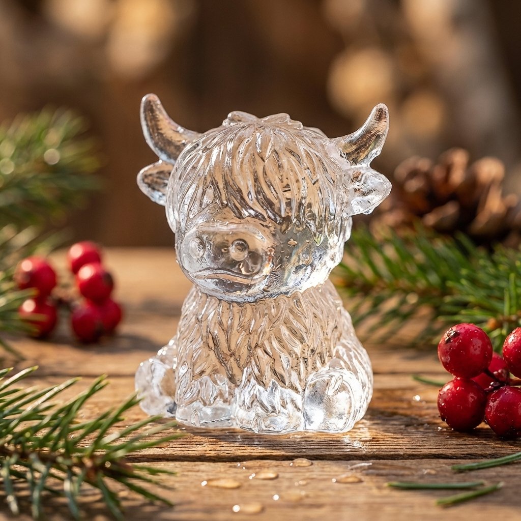🔥Last Day 70% OFF-🐮 Mini Highland Cow Ice Cube & Dessert Mold 🧊
