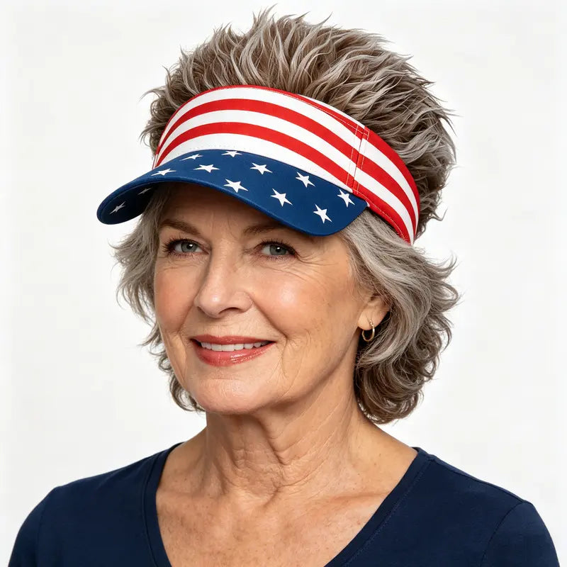 🎉American Flag Wig Hat - Celebrate 250 Years of American Heritage in Style!