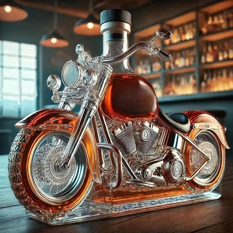 Motorcycle Whiskey Decanter