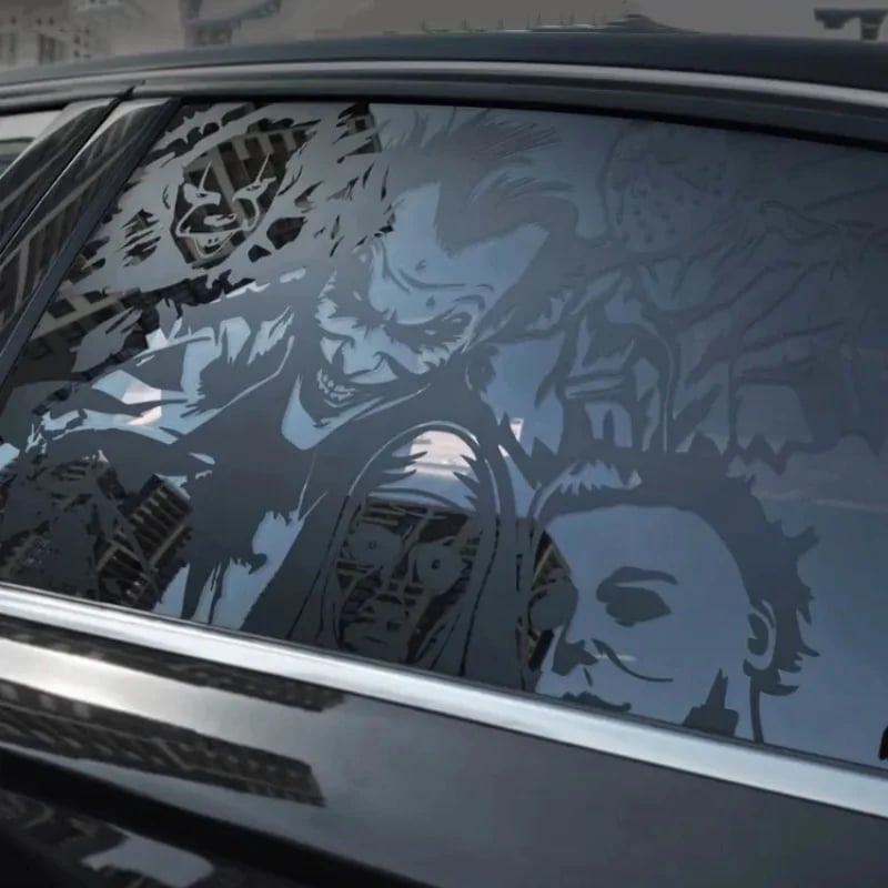 ⏰Historical Lowest Price: Save 59%- 2 Pieces Skull Cool Car Window Stickers