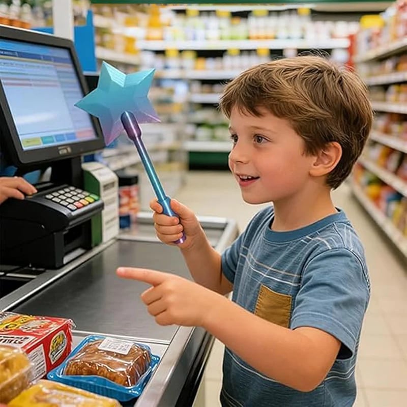 🔥 Hot Sale 49% OFF 🔥3D Printed Star-Topped Tap-to-Pay Wand