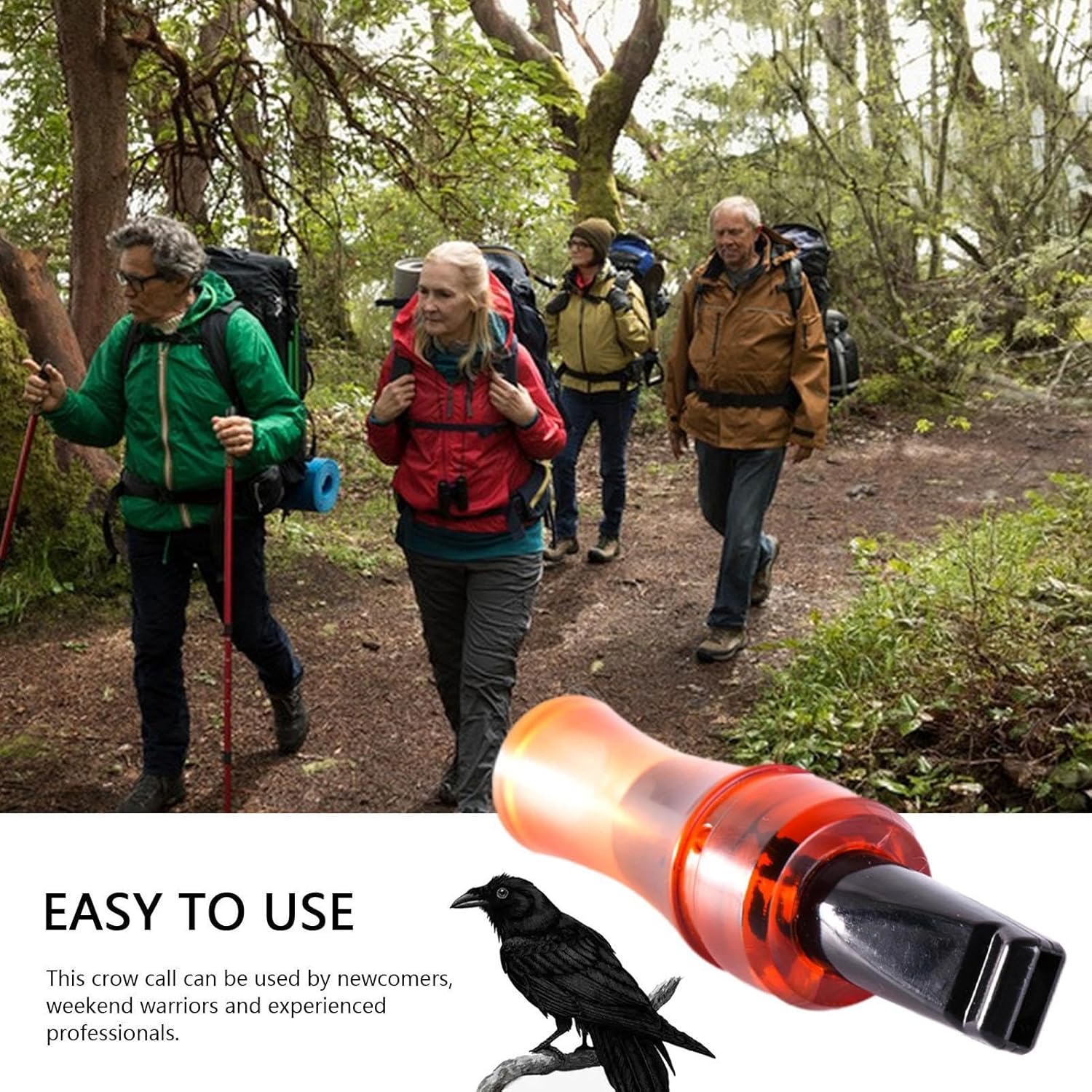 🎁Last Day Promotion🔥Decoying Imitation Hunting Crow Caller Whistles