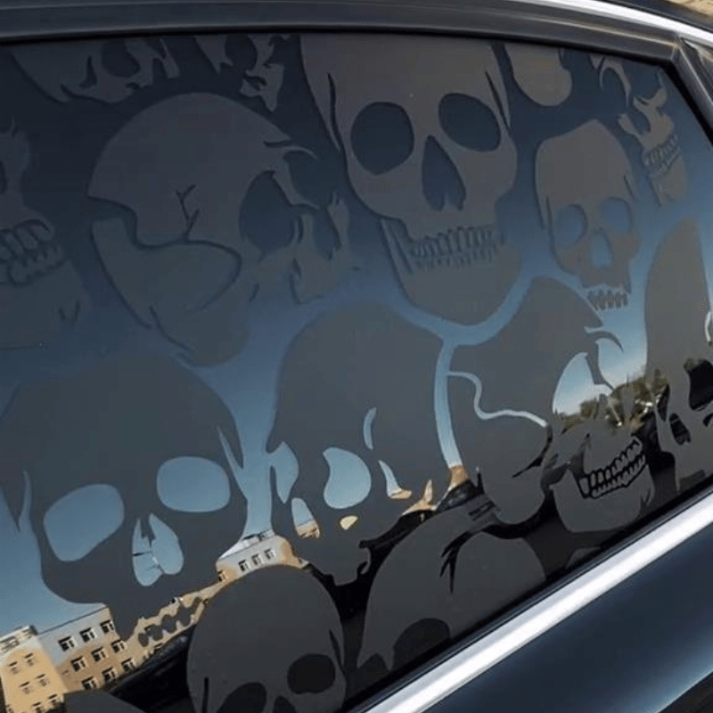 ⏰Historical Lowest Price: Save 59%- 2 Pieces Skull Cool Car Window Stickers