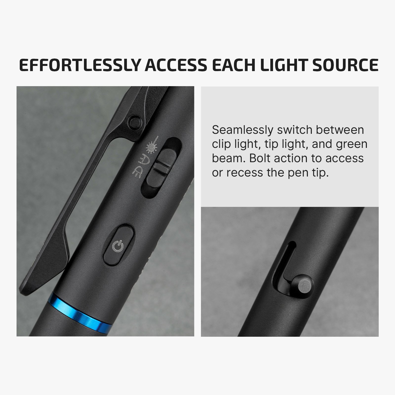 🎄Flash Sale 50% OFF 🔥O'Pen 3 Multifunctional Pen Light with 120 Lumens & Green Laser