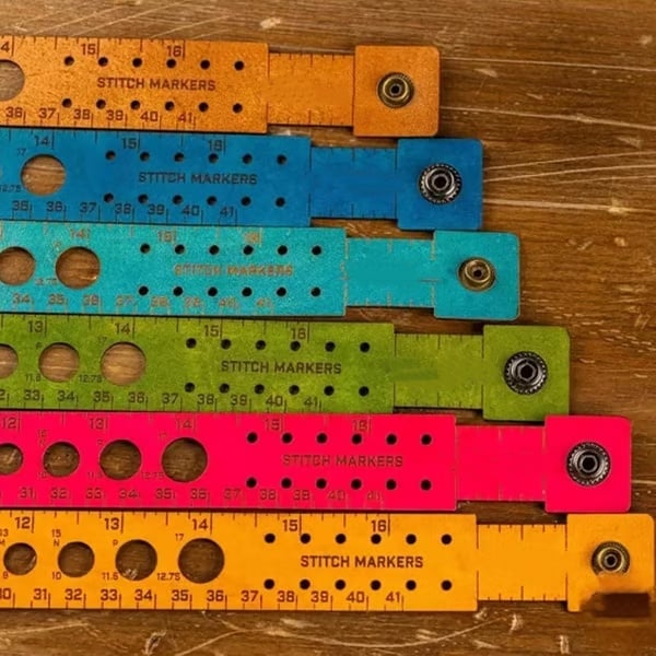 🧰Your All-in-One Crafting Companion🧰7-in-1 Leather Measuring Tool