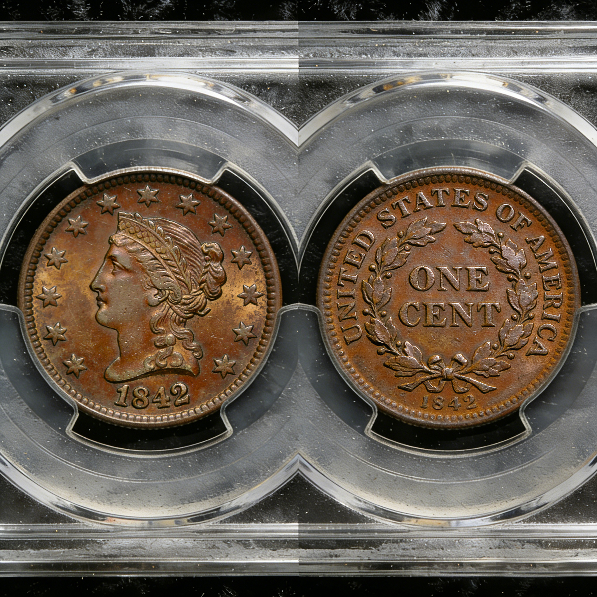 🏆Flash Sale 50% OFF 🔥 Own History: 1842 U.S. Large Cent Collector’s Coin 🇺🇸