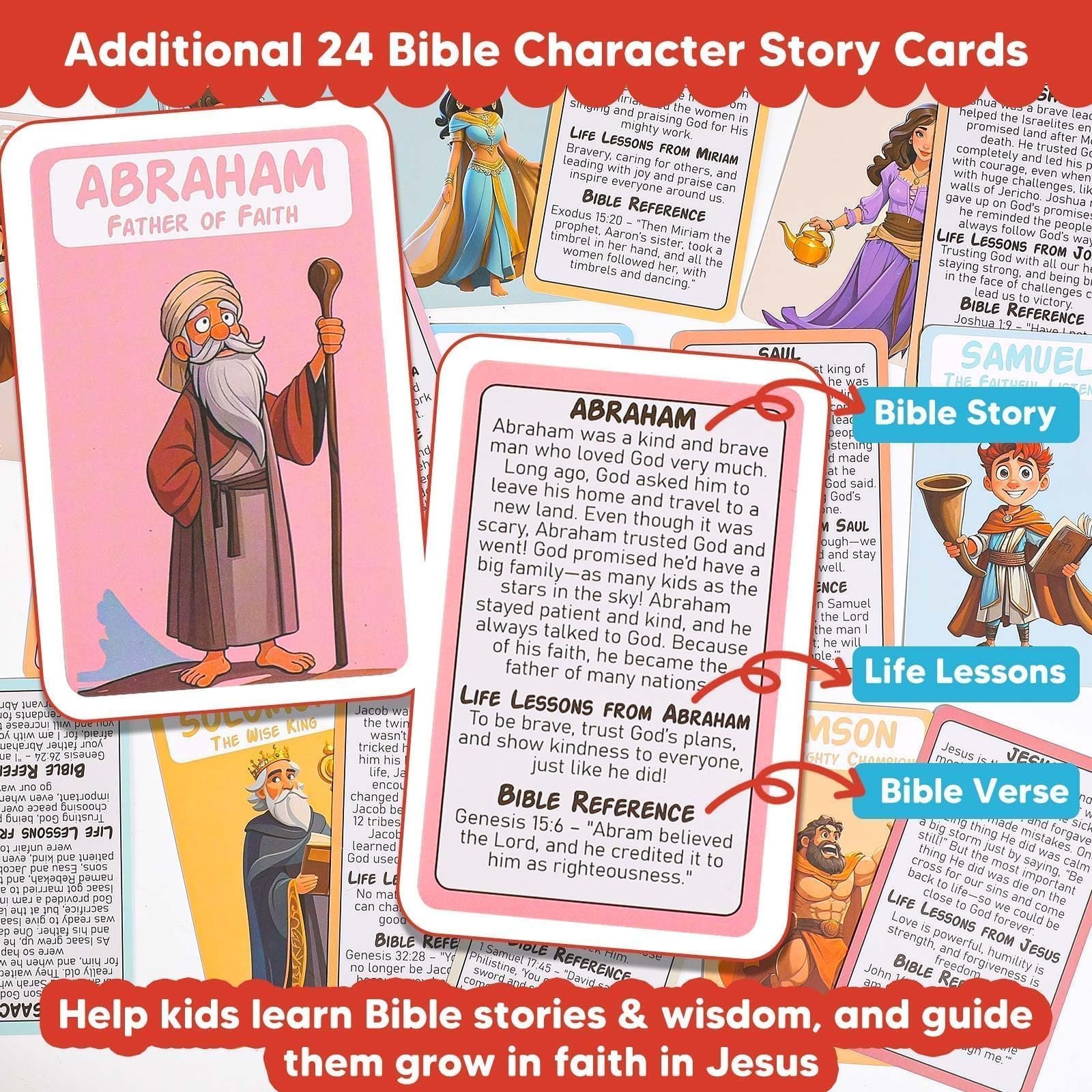 🔥LAST DAY 70% OFF✝️Guess Bible Who I Am Board Games for Kids🎁Christian Catholic Gifts