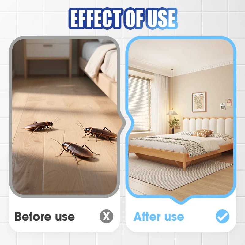 🦠[Cockroach Terminator Bait]— One takes the bait, the whole nest is wiped out! 🚫🔥