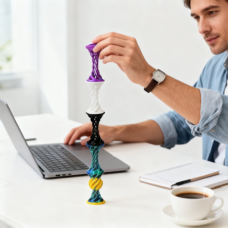 🔥Christmas Hot Sale 70% OFF-🎄Magical Spiral Launch Ball The New Fun of Fidget🎯