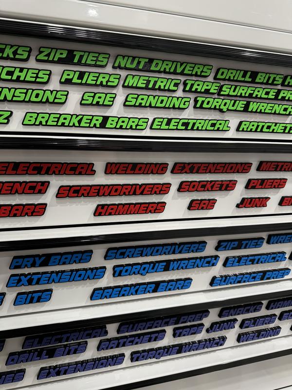 🔥Last Day Promotion!-QRT Toolbox Drawer Tags（22 pcs）