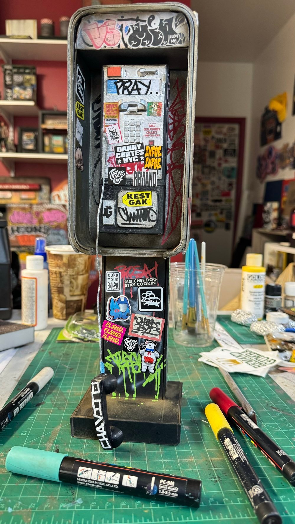 🔥Last Day 55% OFF - Miniature American Payphone in 1:12 Scale