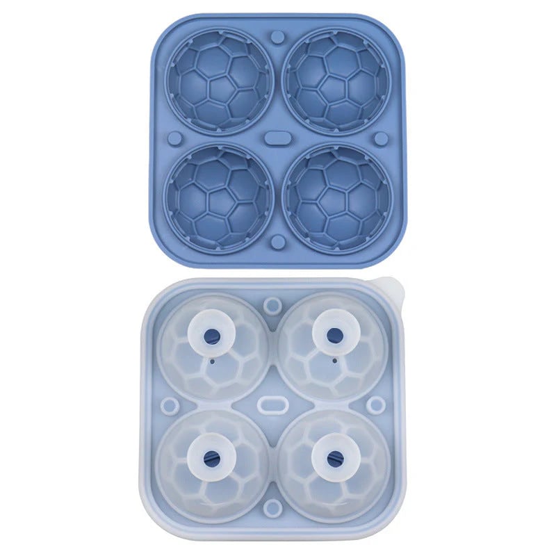 🎁Last Day 59% OFF-⚽Football Shape Silicone Ice Ball Mold🧊