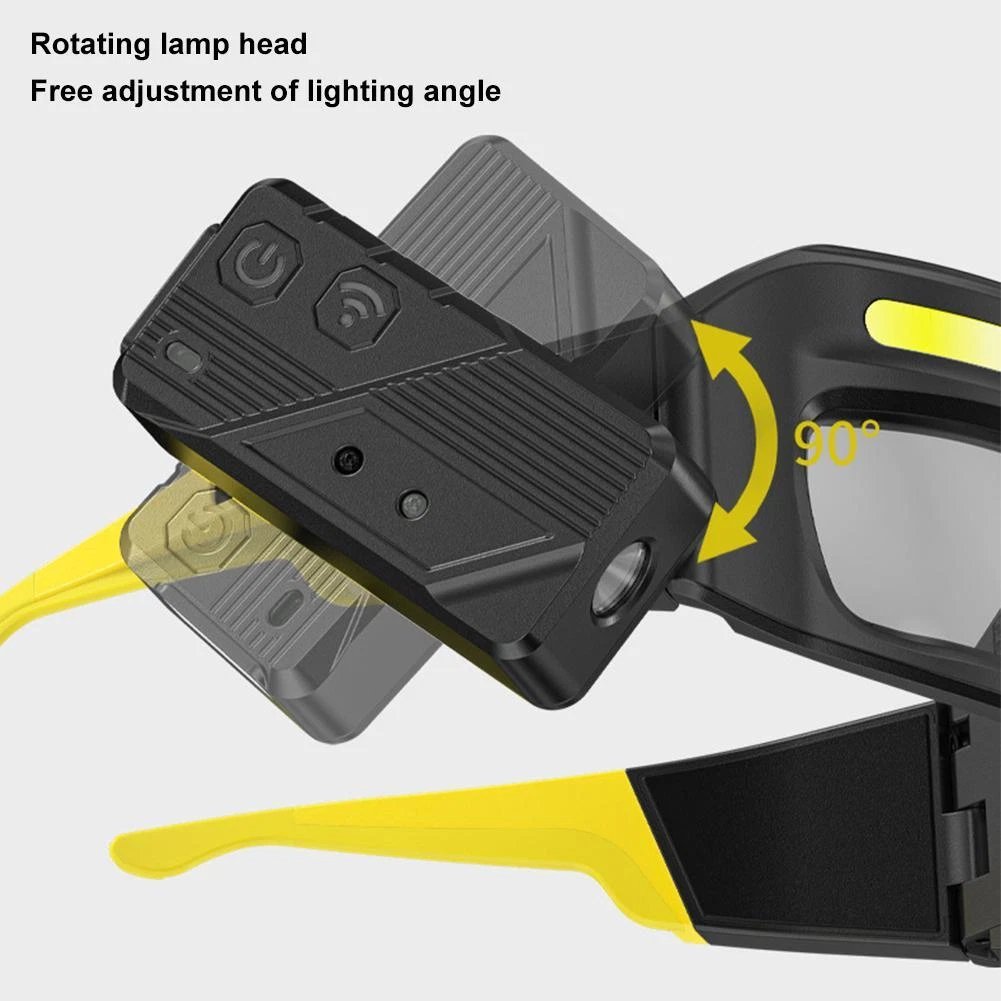 🔥Limited-time discount of 59%🔥🕶️Rechargeable LED sports-sensing glasses light🕶️