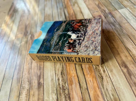 🔥LAST DAY 70% OFF🔥Hand-Painted Rodeo Legends Card Deck:54 Cards