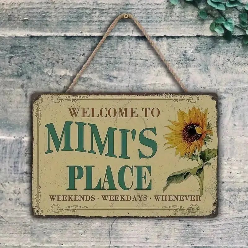 🔥Last Day 49% OFF - 🏠❤️Vintage Sign | Welcome Home Vintage Wooden Plaque