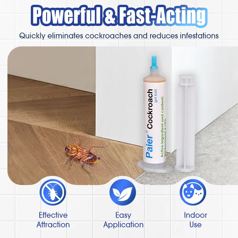 🦠[Cockroach Terminator Bait]— One takes the bait, the whole nest is wiped out! 🚫🔥