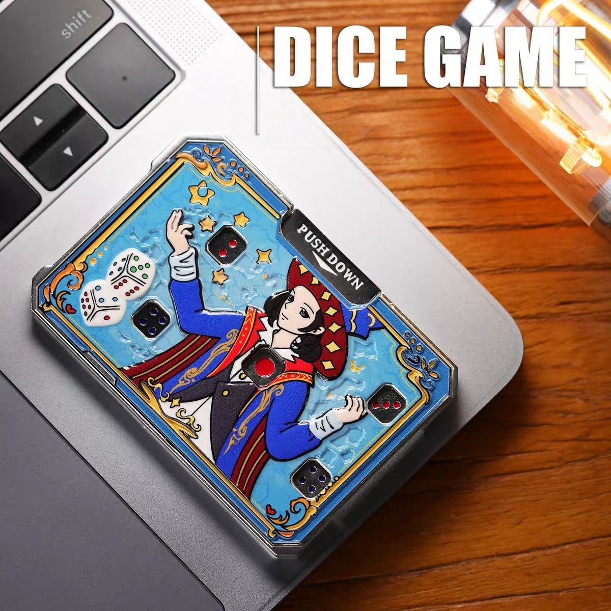 🔥Christmas Hot Sale 70% OFF🎅Card Dice Fidget Game – Premium Metal Stress-Relief Toy