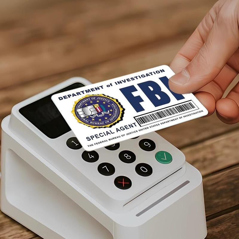 🔥Last Day 55% OFF - Secret Agent Card Skins Kit: FBI/ICE Designs  • Cosplay & Gift Stickers