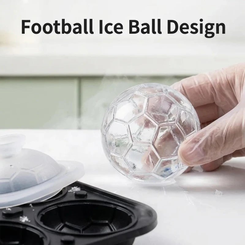 🎁Last Day 59% OFF-⚽Football Shape Silicone Ice Ball Mold🧊