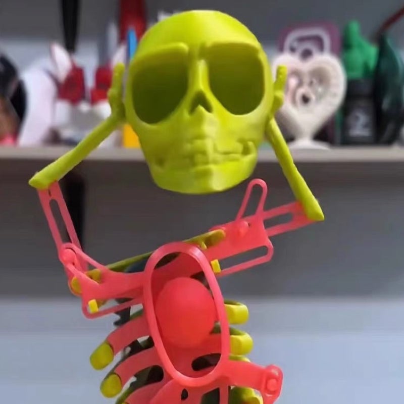 🎃Last Day 70% OFF🔥Dancing and Swinging 3D Skull Toy🎉
