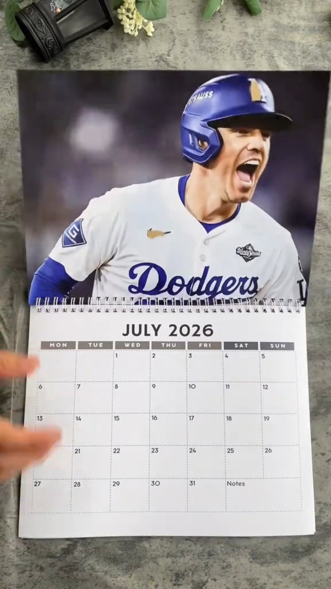 🔥LAST DAY 70% OFF-Dodgers Fans! 2026 Championship Calendar
