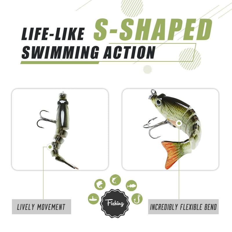 🔥LAST DAY 59% OFF -2'' Lifelike Fishing Lures for Freshwater and Saltwate