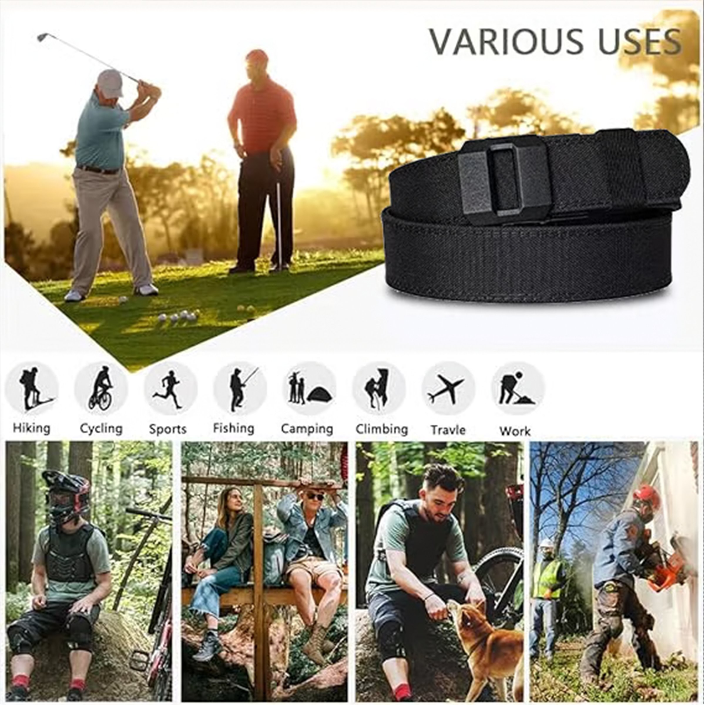 🎁TikTok Last Day Sale - 55% OFF🔥EDC Nylon Ratchet Belt