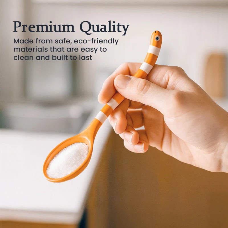 🔥Christmas Hot Sale 70% OFF- Creative Garden Eel Spoon ✨ Practical Yet Whimsical Dining Accessory