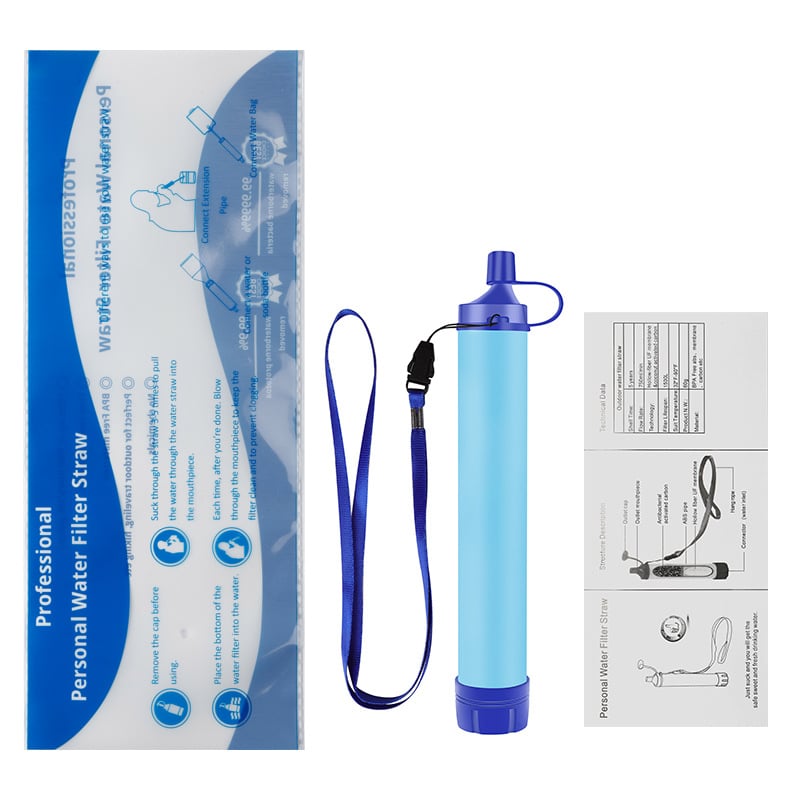 🏆Flash Sale⚡💥Personal Straw Water Filter for Camping, Hiking, Survival, Emergency, Travel,Best gifts