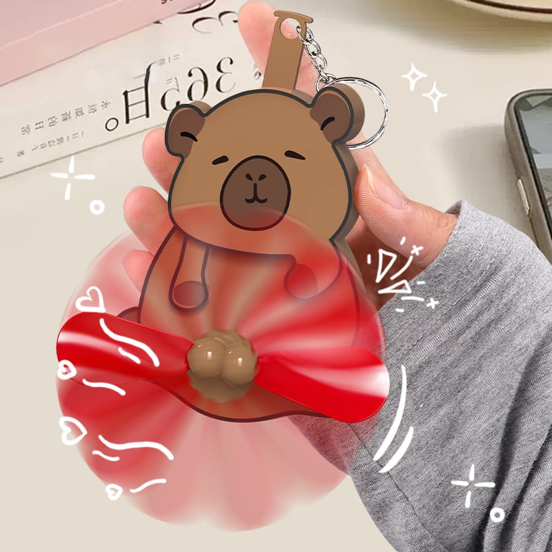 🎁TikTok Last Day Sale - 70% OFF🔥Mischief Cat Fan Keychain😻