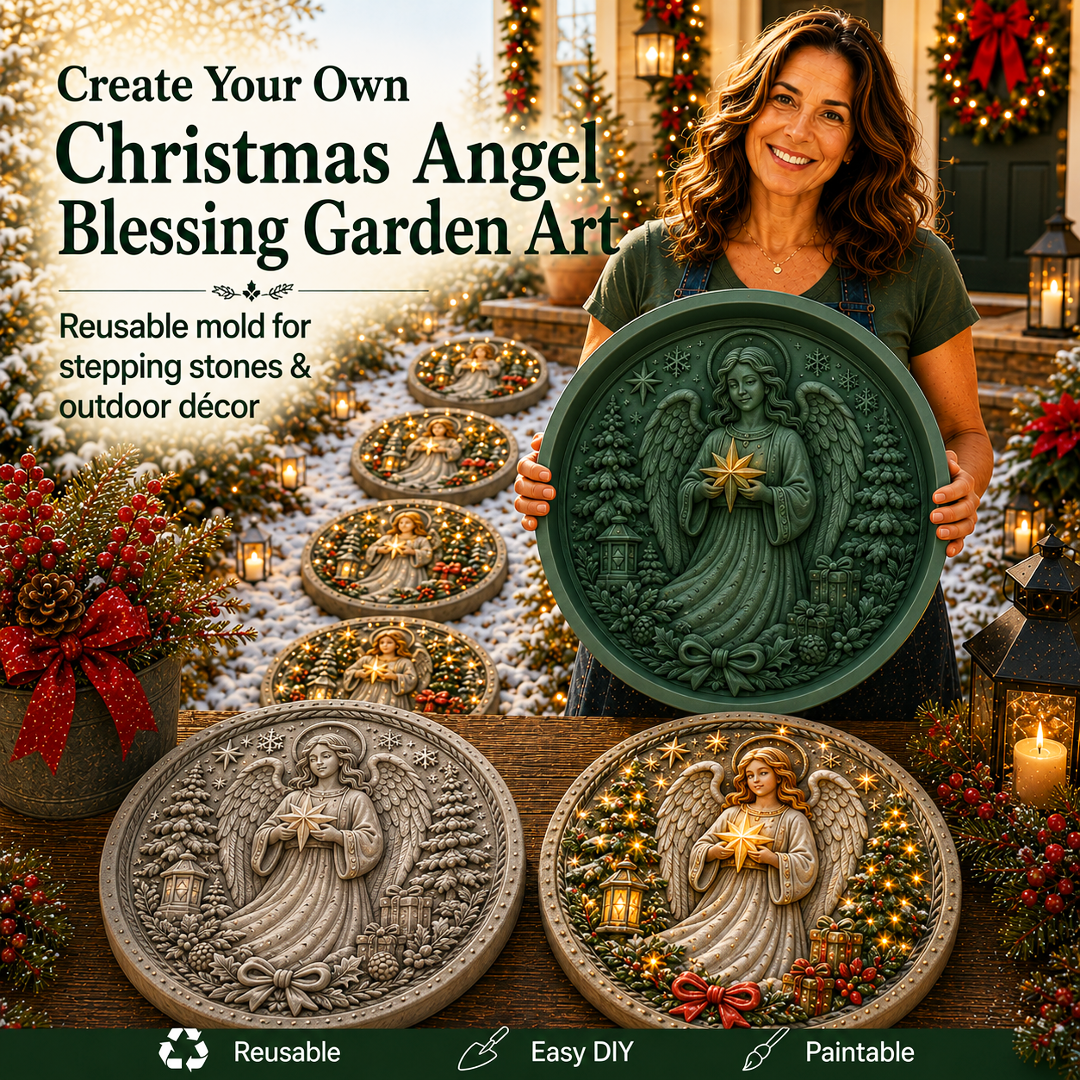 🔥Limited time 70% OFF -✨🎄Reusable Christmas Garden Art Mold – Make Your Holiday Garden Truly One of a Kind