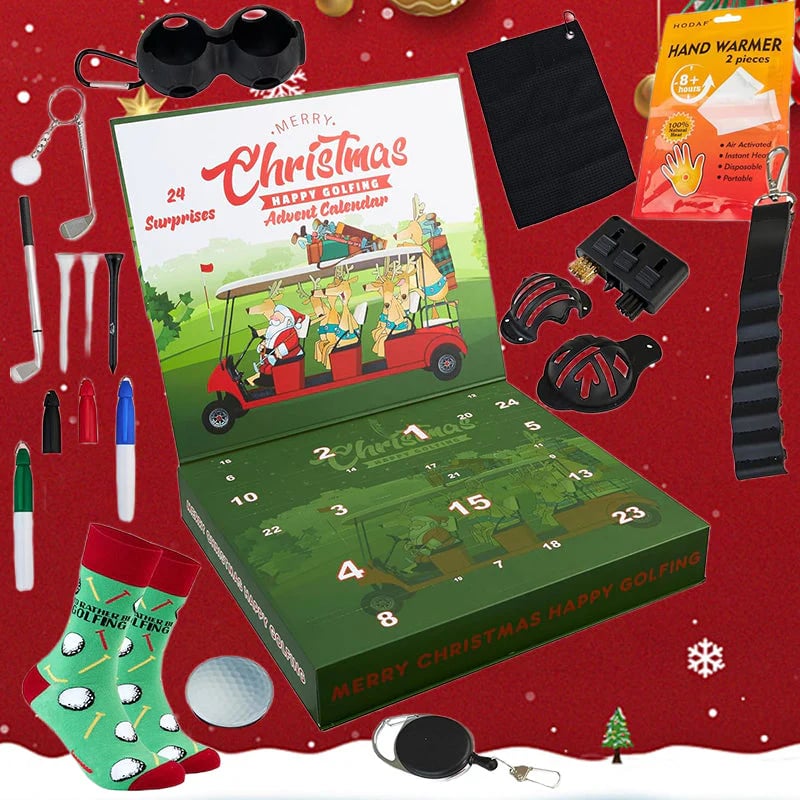 🔥Limited Edition🎁⛳24 Days of Golfing Joy Advent Calendar