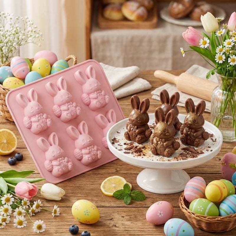 🔥Last Day 70% OFF-🐮 Mini Highland Cow Ice Cube & Dessert Mold 🧊