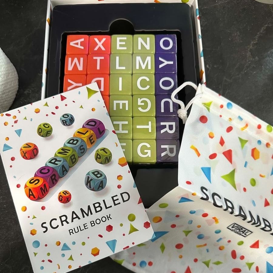 🔥Christmas Hot Sale 70% OFF - 🎄🎲 Scrambled Dice Word Game