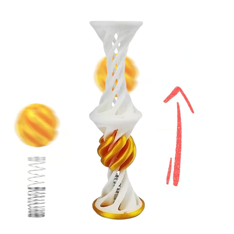 🔥Christmas Hot Sale 70% OFF-🎄Magical Spiral Launch Ball The New Fun of Fidget🎯