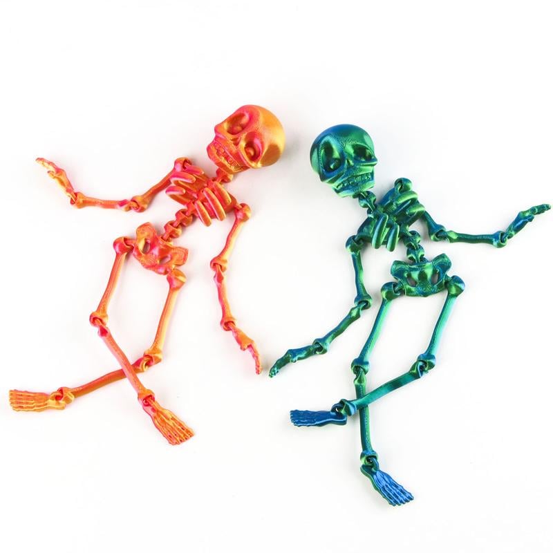 🎃Last Day 70% OFF🔥Poseable Skeleton Fridge Magnet with Movable Joints