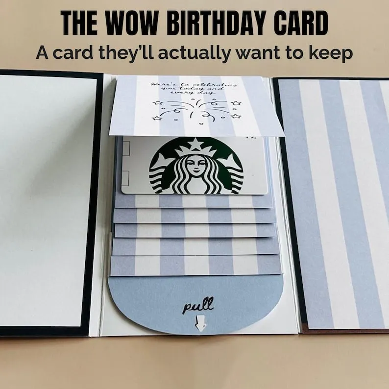 🔥LAST DAY 59% OFF -🎅Handmade Waterfall Christmas Gift Card Booklet✨