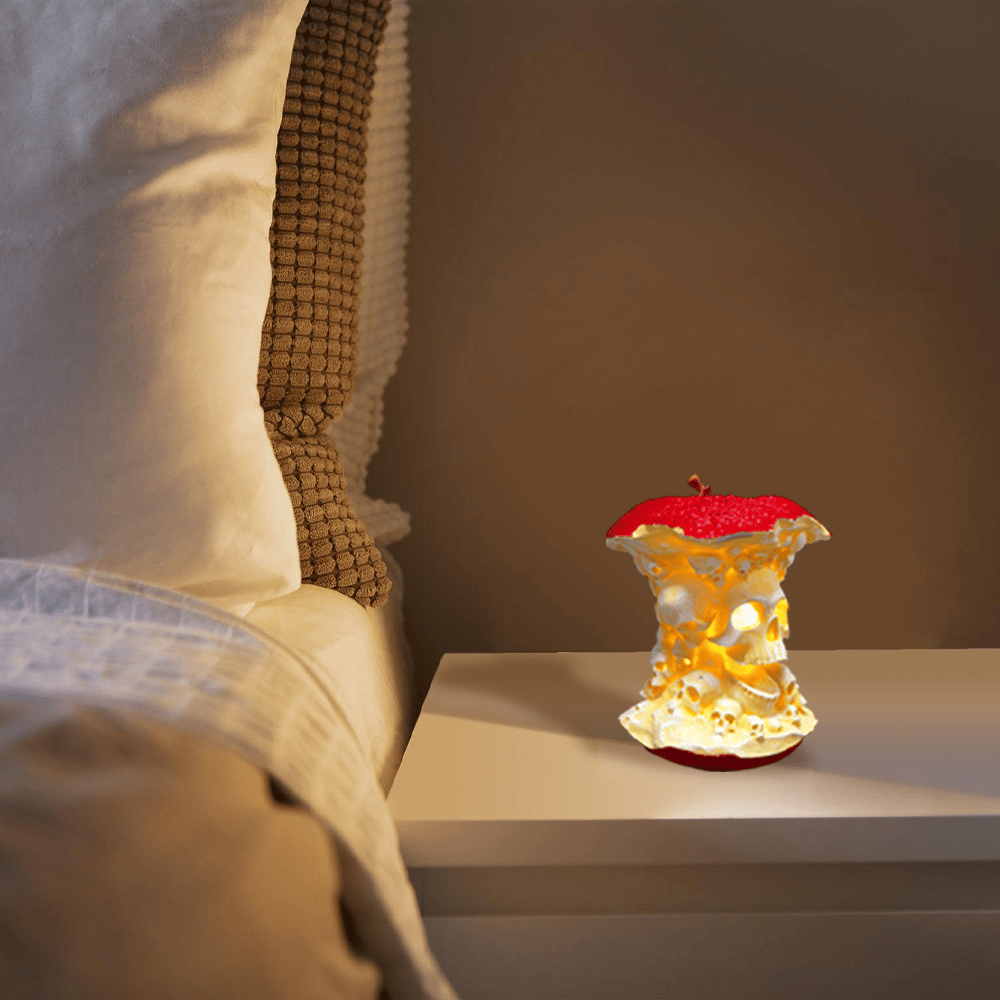 🍎Skull Apple Lamp💀: Light Up The Enchanting Fantasy Light🔥Buy 2 Free Shipping Only Today
