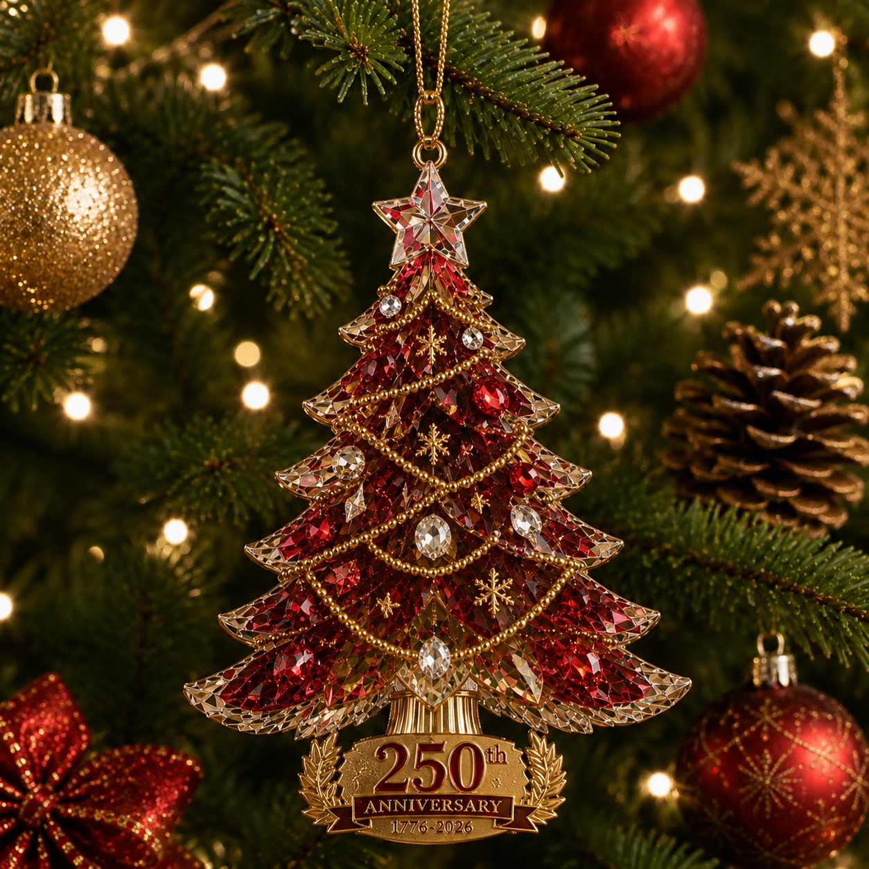 🔥Last 30pcs✨⏰ Limited anniversary edition✨70% OFF!🔥250th Anniversary Crystal Christmas Tree
