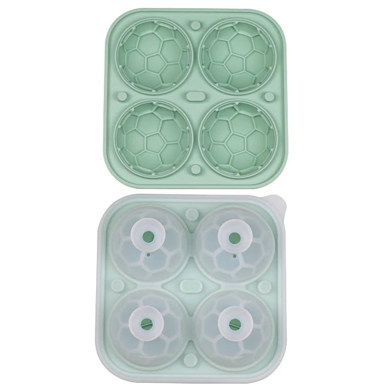 🎁Last Day 59% OFF-⚽Football Shape Silicone Ice Ball Mold🧊